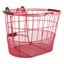 Sunlite Oval Bicycle Basket in Red