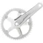 All-City 612 170mm S-Speed 46-tooth 144 BCD Track Crankset in Silver