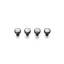 Portland Design Works Zit Bitz Decorative Bolt 4-pack - Faces